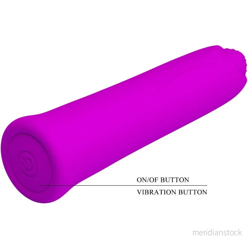 PRETTY LOVE - CURTIS MINI SUPER POWER VIBRATOR 12 VIOLET SILICONE VIBRATIONS - Bild 3