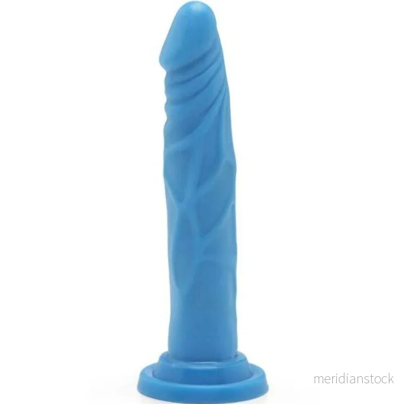 GET REAL - HAPPY DICKS DONG 19 CM BLUE