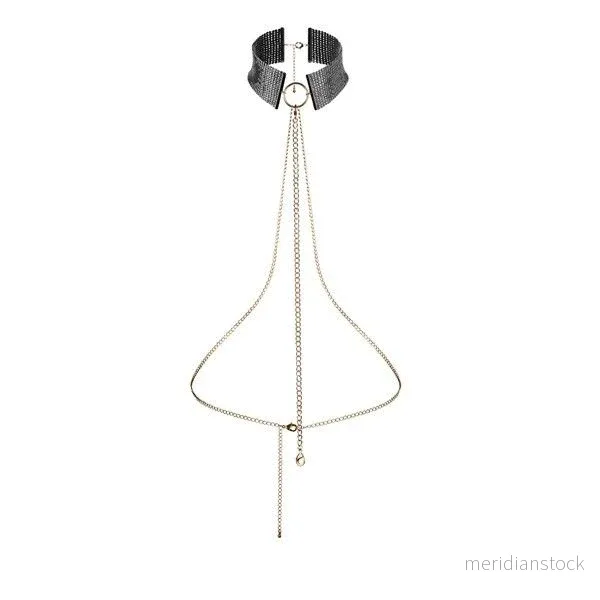 BIJOUX - DÉSIR MÉTALLIQUE BLACK METALLIC NECKLACE - Bild 2