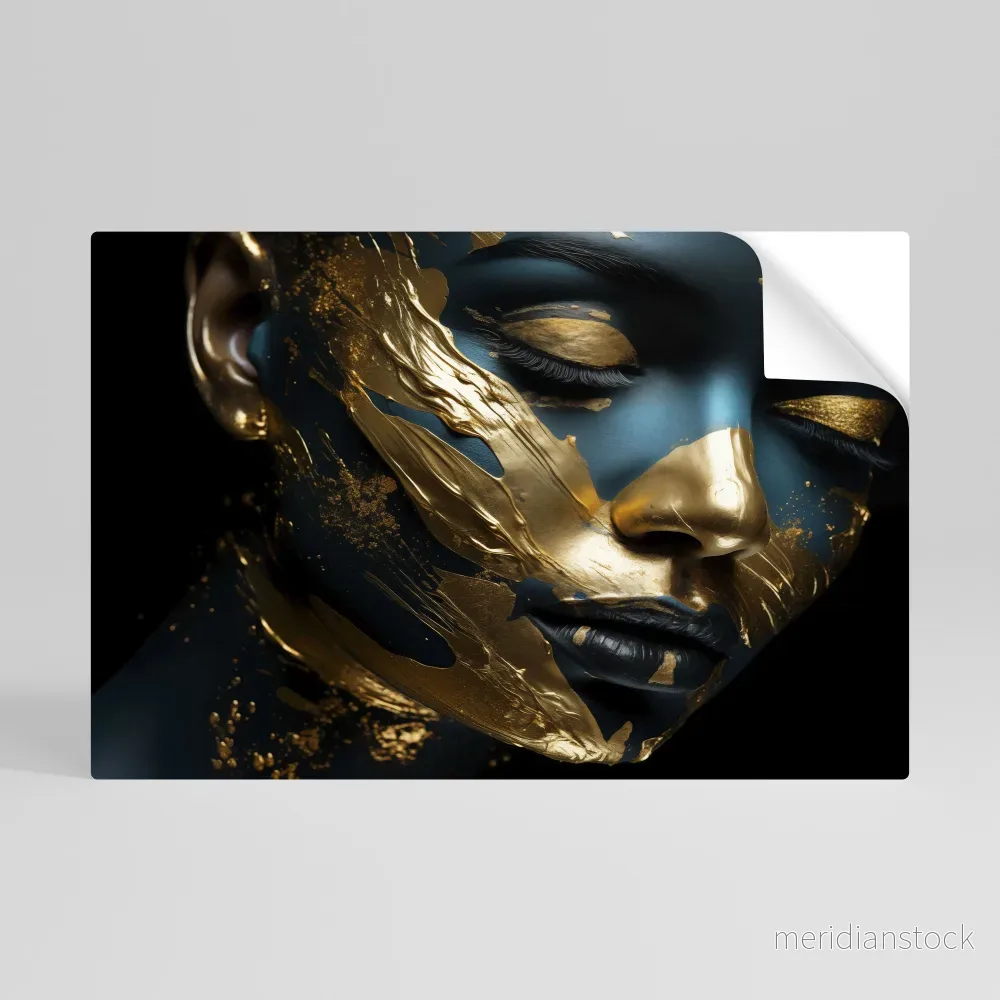 GILDED GRACE Självhäftande Horisontell Poster GILDED GRACE Självhäftande Horisontell Poster