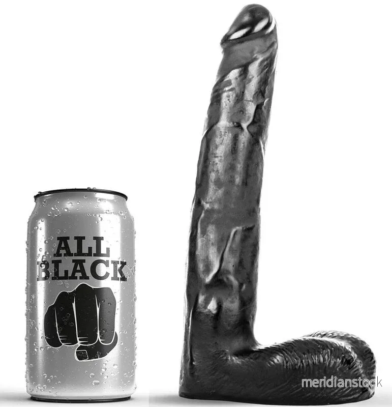 ALL BLACK - DILDO REALISTIC 21 CM - Bild 3