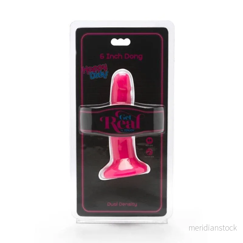 GET REAL - HAPPY DICKS DONG 12 CM PINK - Bild 2