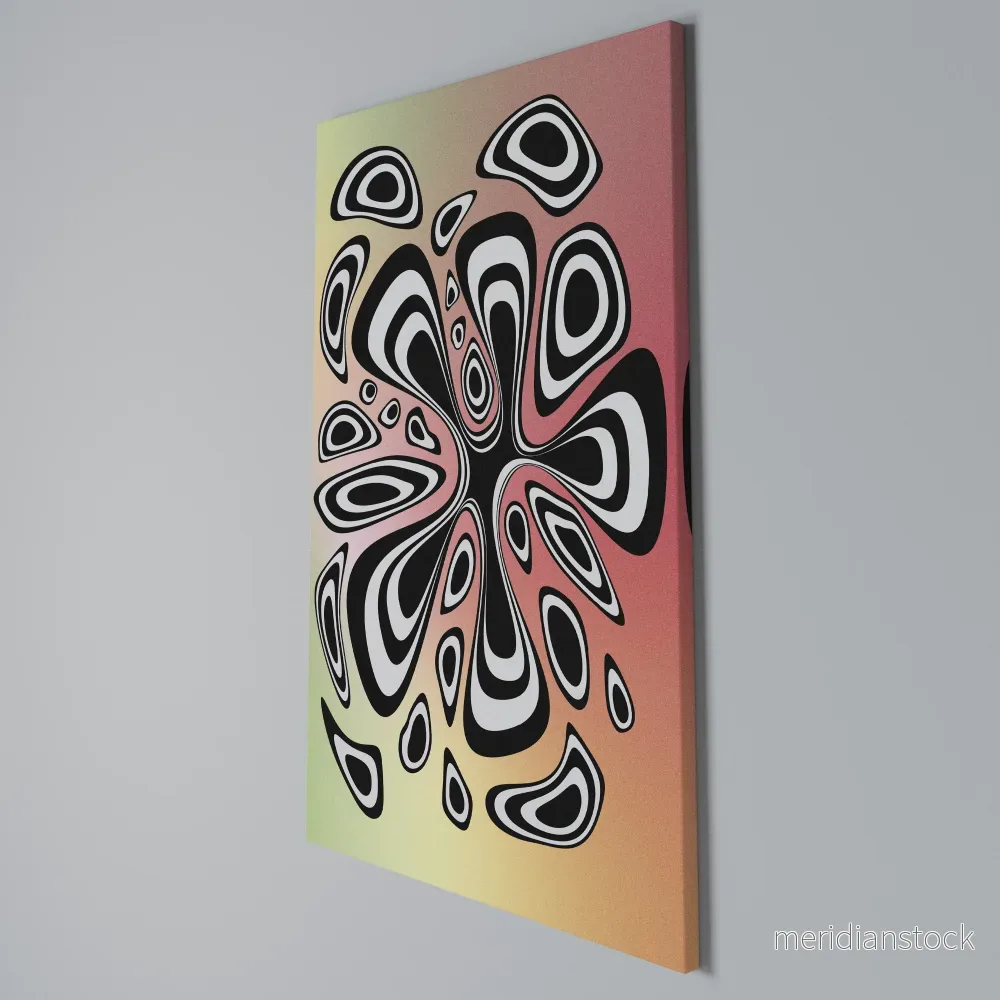 ILLUSIONARY SPLASH Vertical Canvas Print - Bild 3