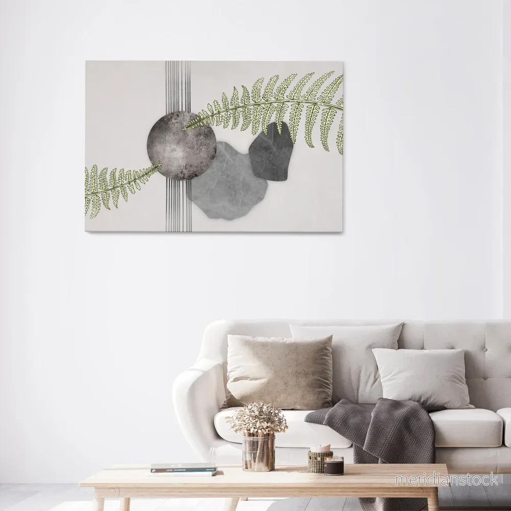 FERN MELANCHOLY Horizontal Canvas Print - Bild 2