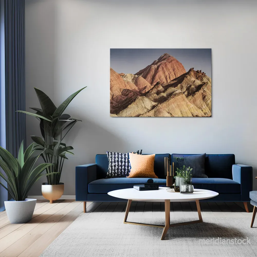 PEAKS OF PAINTED DREAMS Horizontal Canvas Print - Bild 2
