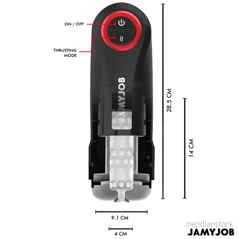 JAMYJOB - GRAVITY AUTOMATIC VAGINA MASTURBATOR 5 THRUSTING MODES AND SOUND EFFECT - Bild 3
