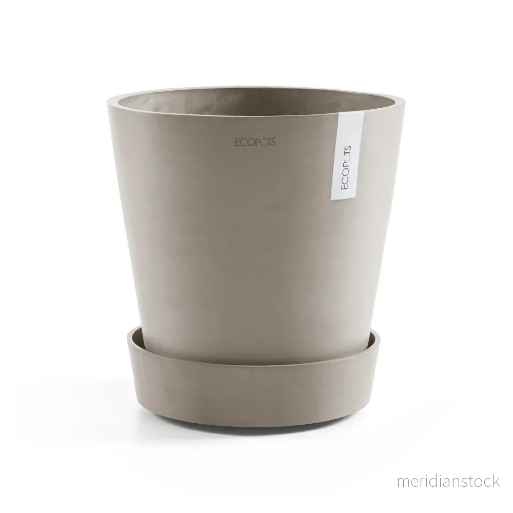Krukfat Amsterdam med hjul 40cm taupe - Bild 3