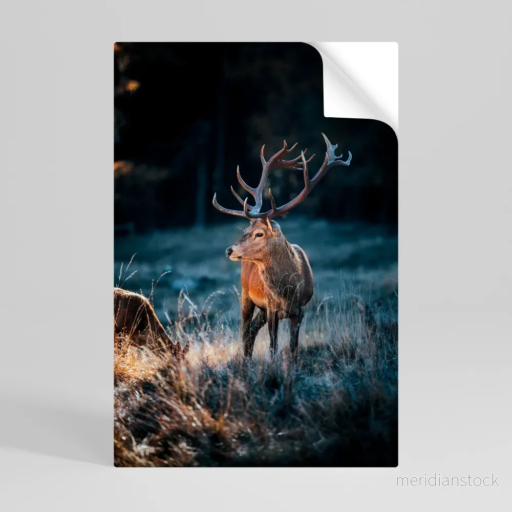 ANTLERED REGALITY Självhäftande Vertikal Poster - Bild 3