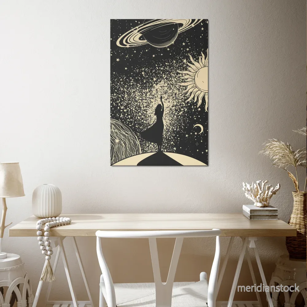 MYSTIC UNIVERSE Vertical Canvas Print - Bild 2