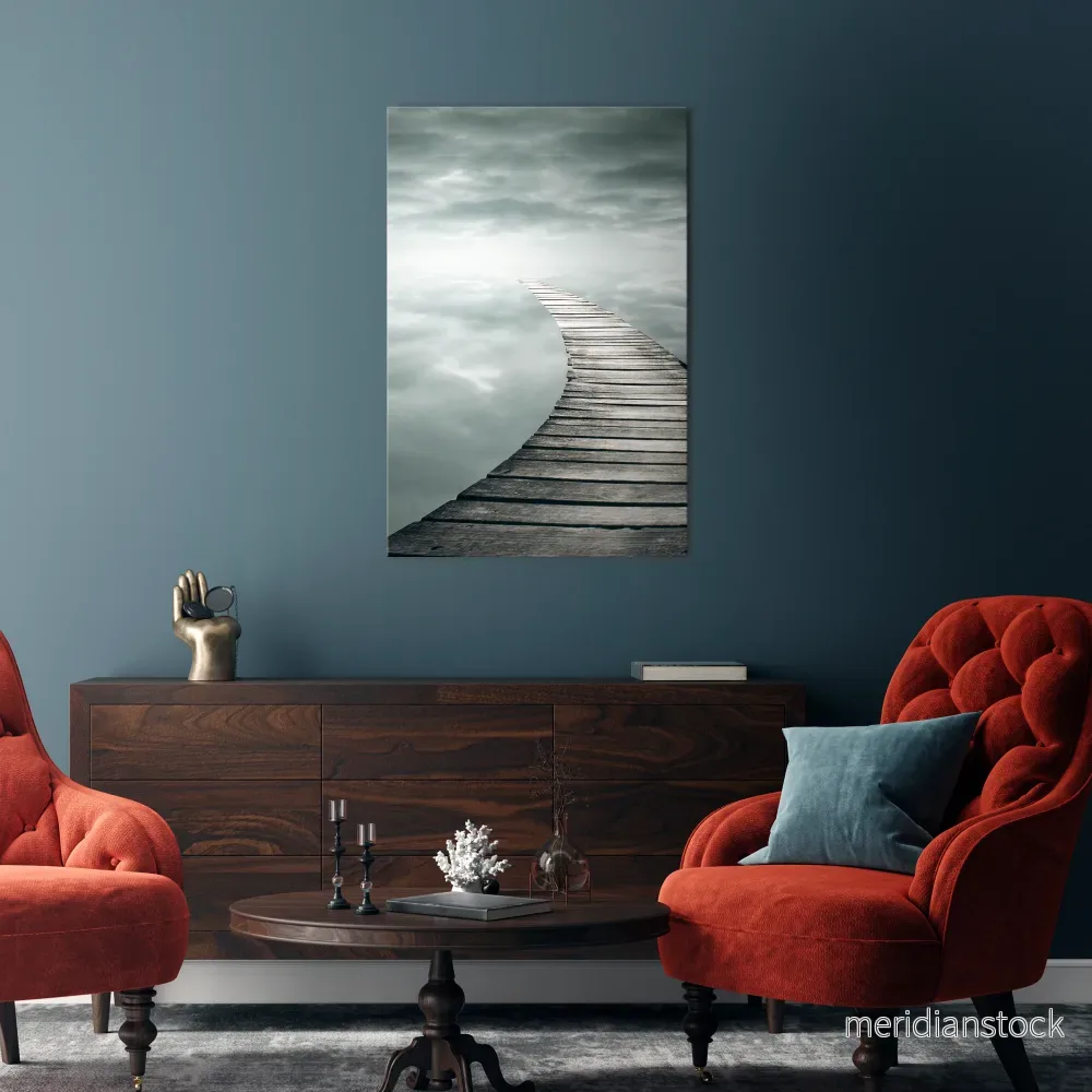 WHISPERING PATHWAYS Vertical Canvas Print