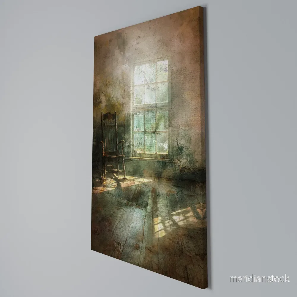SUNLIT STILLNESS Vertical Canvas Print - Bild 3