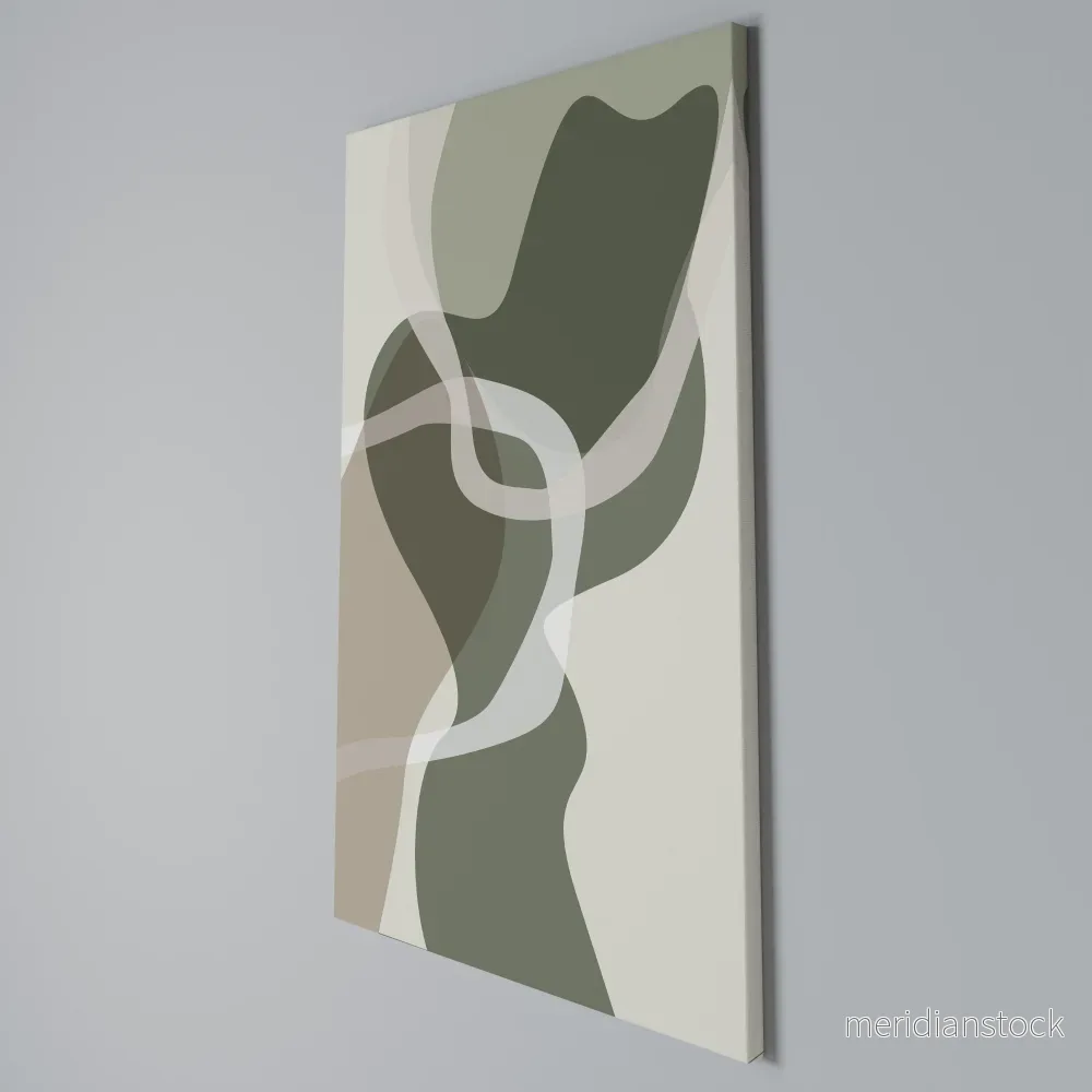 PALM WHISPERS Vertical Canvas Print - Bild 3