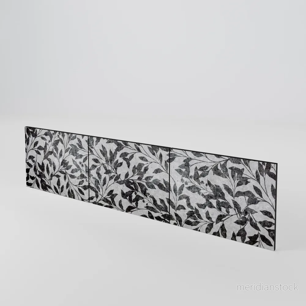 CHARCOAL SPROUT Luckset med 3 dörrar till TV-bänk - Bild 2