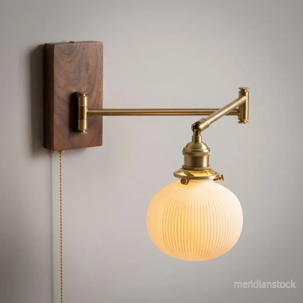 Justerbar vägglampa med svängarm – Brillora - Bild 2