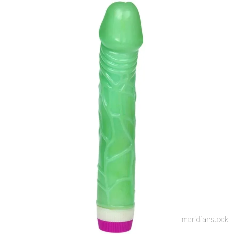 BAILE - WAVES OF PLEASURE VIBRATOR 23 CM GREEN