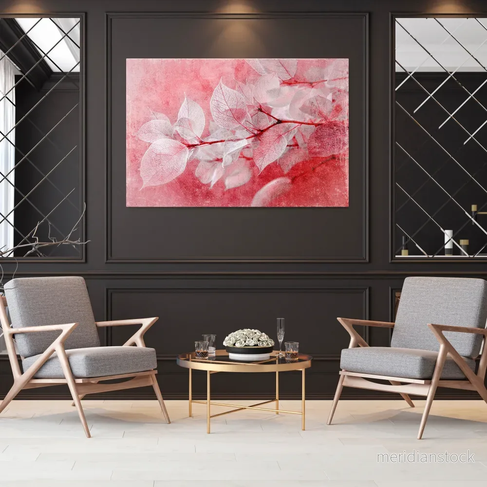 ETHERAL PETAL GLOW Horizontal Canvas Print - Bild 2