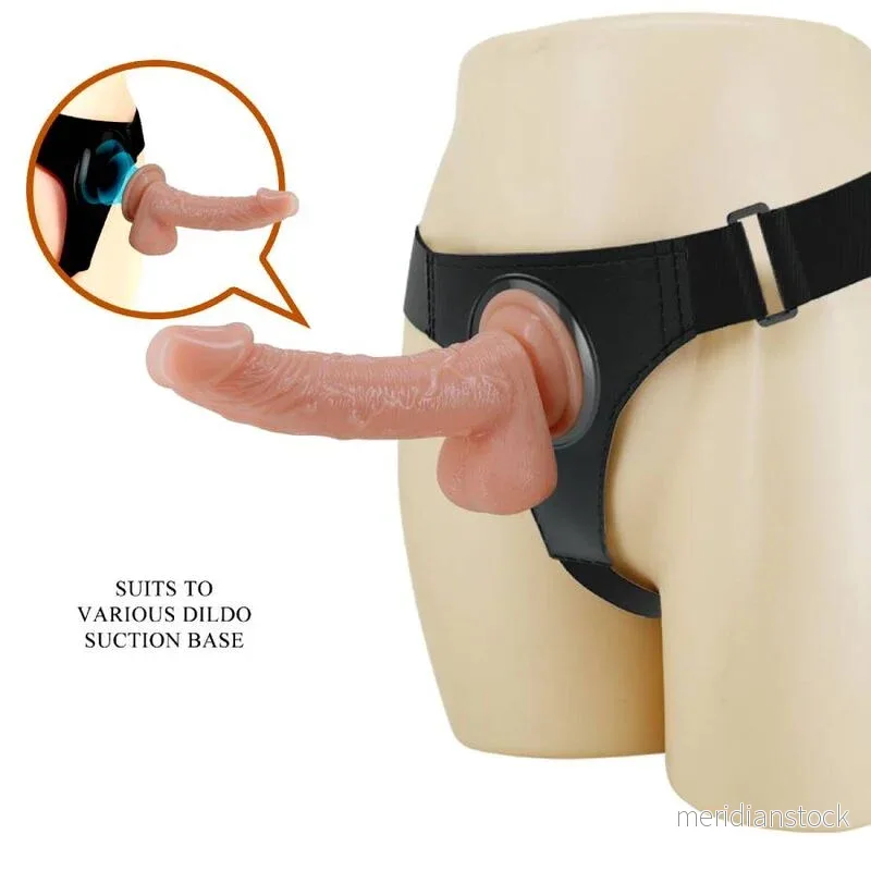 PRETTY LOVE - HARNESS BRIEFS UNIVERSAL HARNESS WITH DILDO KEVIN 19 CM NATURAL - Bild 2
