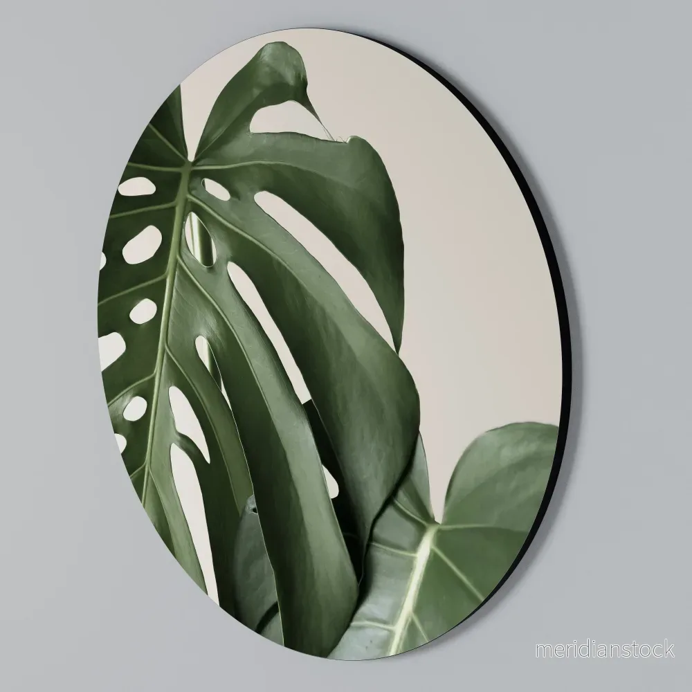 MONSTERA ACCURACY Rund väggdekor - Bild 2