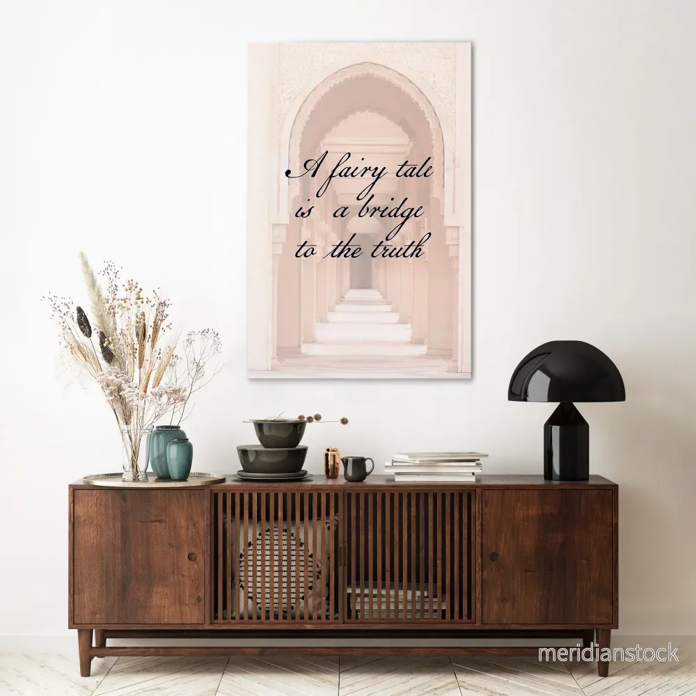 DREAMLIKE PASSAGE Vertical Canvas Print - Bild 2