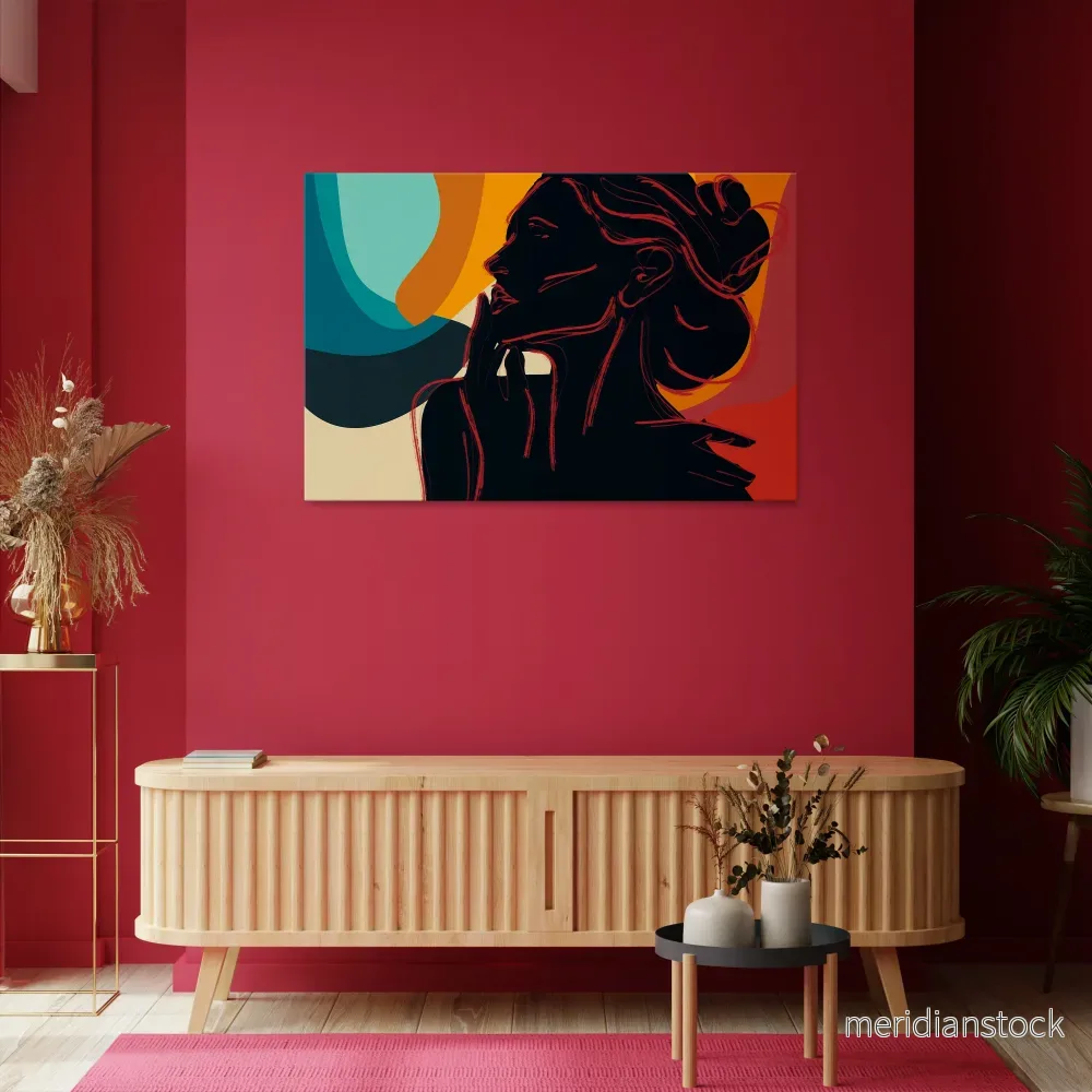 SILHOUETTE SONATA Horizontal Canvas Print - Bild 2