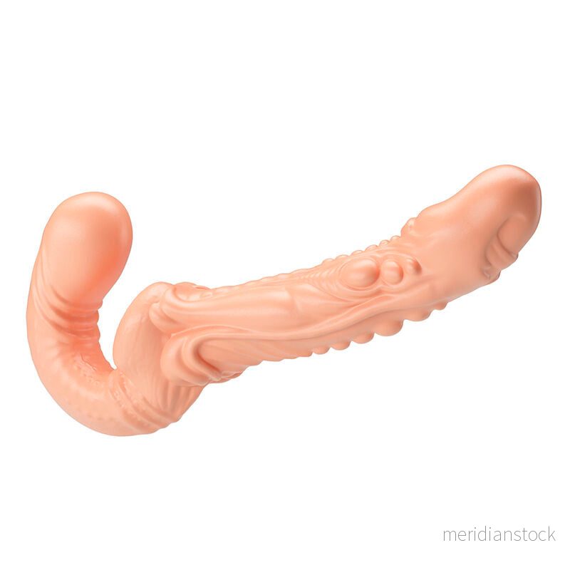BAILE - EMMA TEXTURED DOUBLE PENETRATION STRAP-ON FLESH - Bild 3