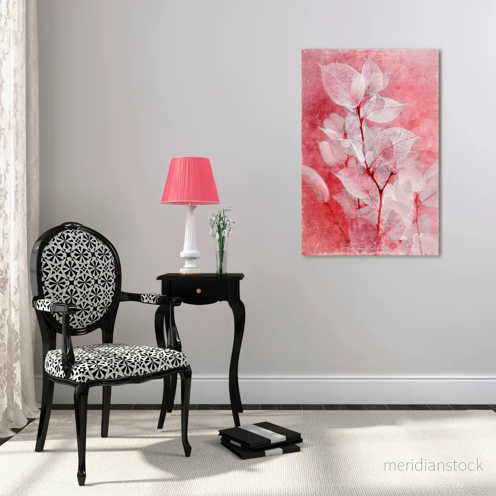 ETHERAL PETAL GLOW Vertical Canvas Print - Bild 2