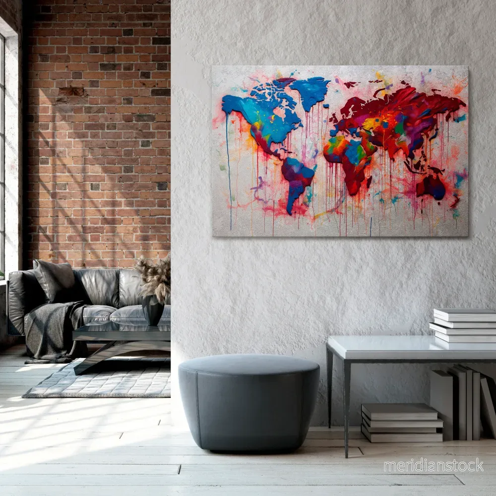 ARTISTIC ATLAS Horizontal Canvas Print ARTISTIC ATLAS Horizontal Canvas Print