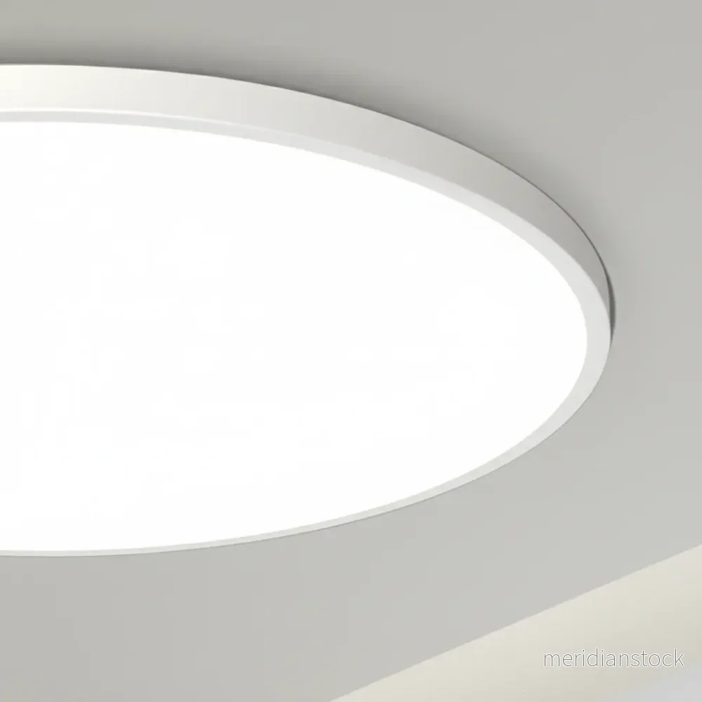 Platt minimalistisk taklampa - AuraSphere - Bild 3