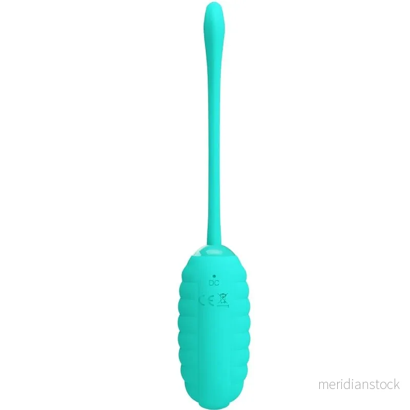PRETTY LOVE - KIRK RECHARGEABLE VIBRATING EGG AQUA GREEN - Bild 2