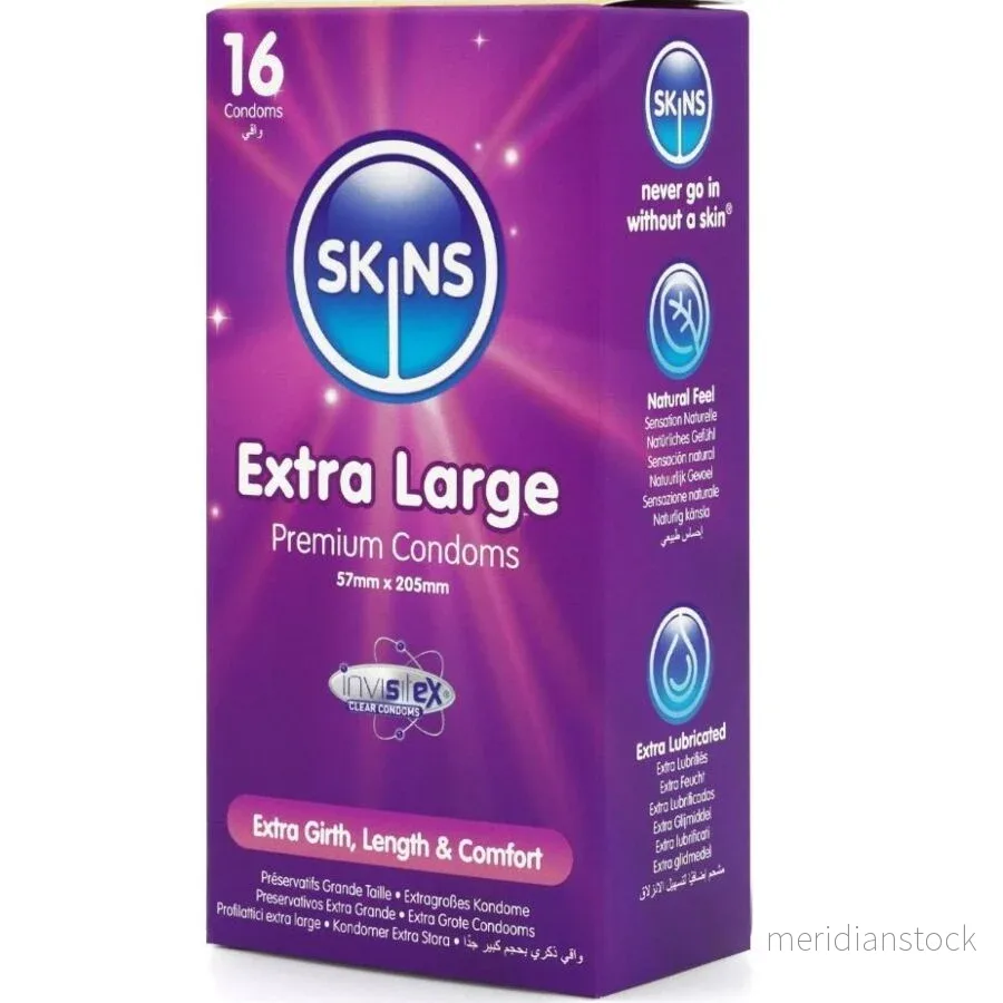 SKINS - EXTRA LARGE PREMIUM CONDOMS PACK 16 - Bild 2