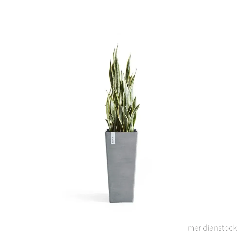 Kruka Rotterdam hög 70cm blågrå