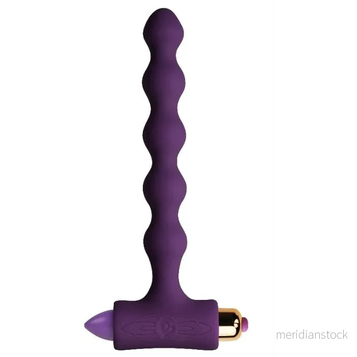 ROCKS-OFF - ANAL PLUG WITH VIBRATION AND RIVERLES PETITE SENSATIONS PEARLS - Bild 3