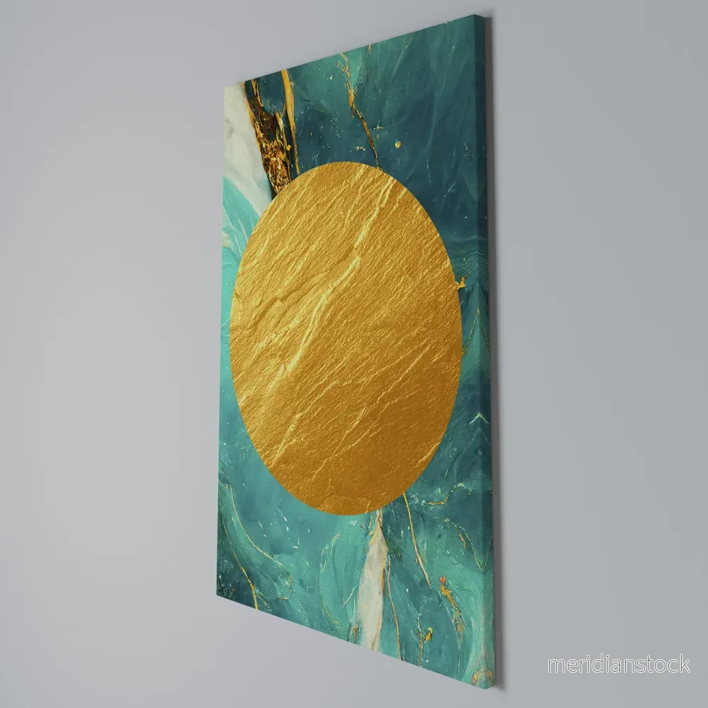ETHEREAL AZURE Vertical Canvas Print - Bild 3