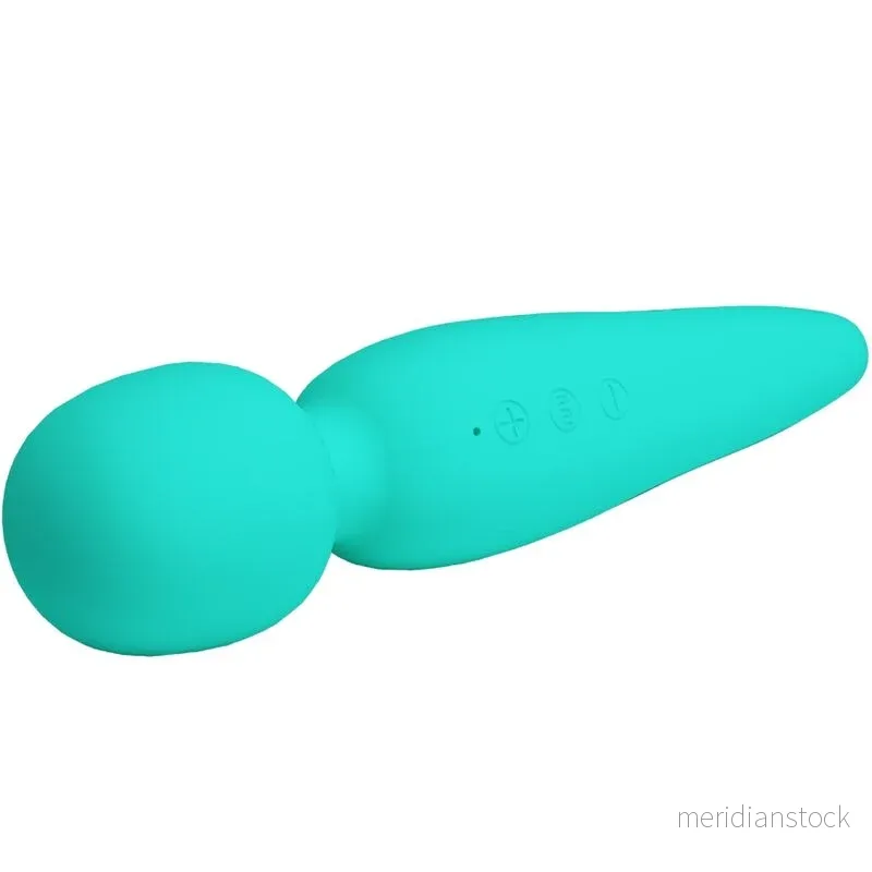 PRETTY LOVE - MEREDITH MASSAGER 12 VIBRATION MODES AQUA GREEN - Bild 3