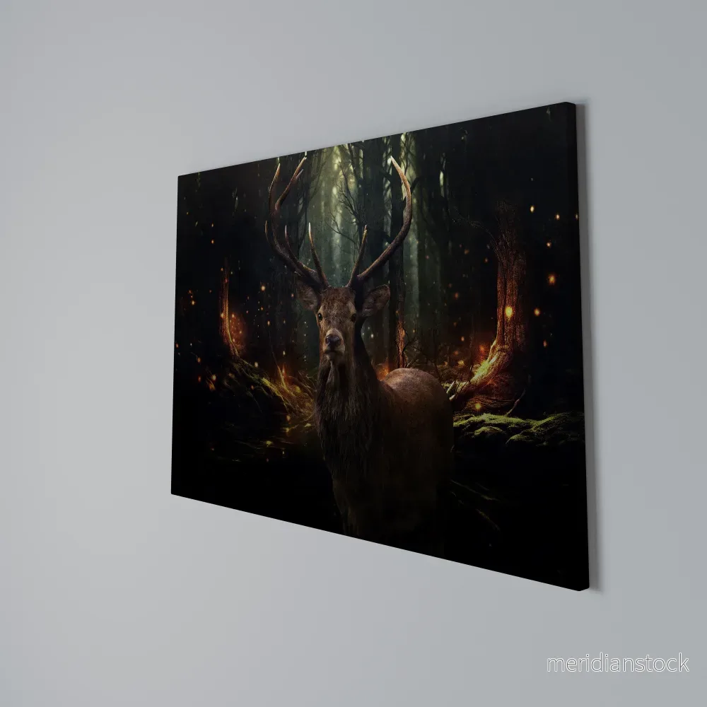 ENCHANTED FOREST GUARDIAN Horizontal Canvas Print - Bild 3