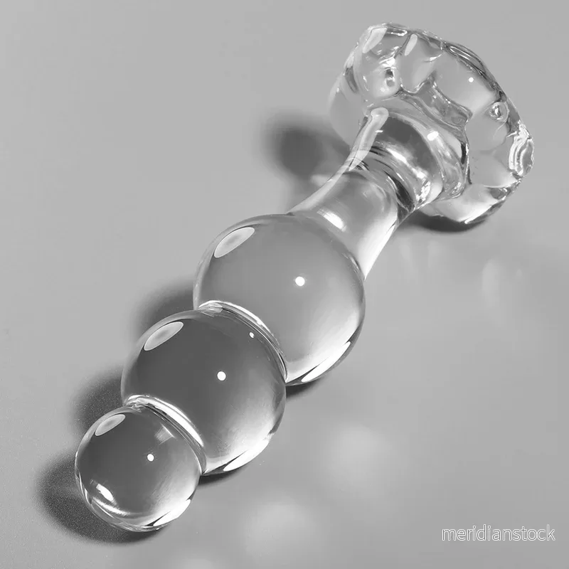 NEBULA SERIES BY IBIZA - MODEL 1 ANAL PLUG BOROSILICATE GLASS CLEAR 10.5 CM -O- 3 CM - Bild 3