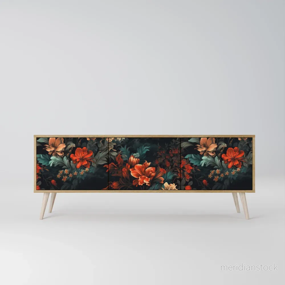 IMAGINARY BLOSSOM TV-bänk med 3 dörrar - Bild 2