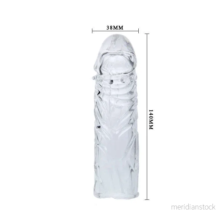 BAILE Transparent Silicone Penis Cover 13 CM for Enhanced Pleasure - Bild 2