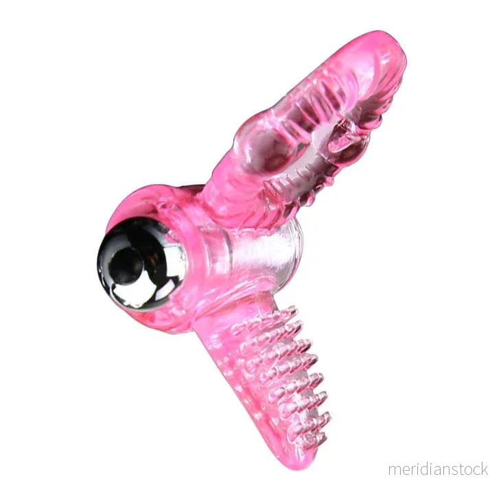 BAILE Sweet Abs 10 Rhythms Pink Vibrator Penis Ring for Enhanced Pleasure - Bild 2