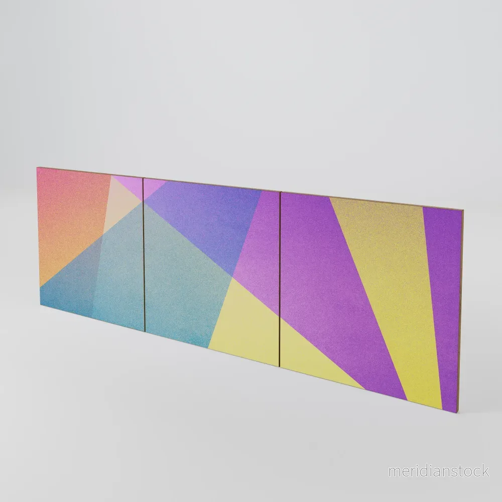 BRIGHT GEOMETRY Luckset med 3 dörrar till sideboard BRIGHT GEOMETRY Luckset med 3 dörrar till sideboard