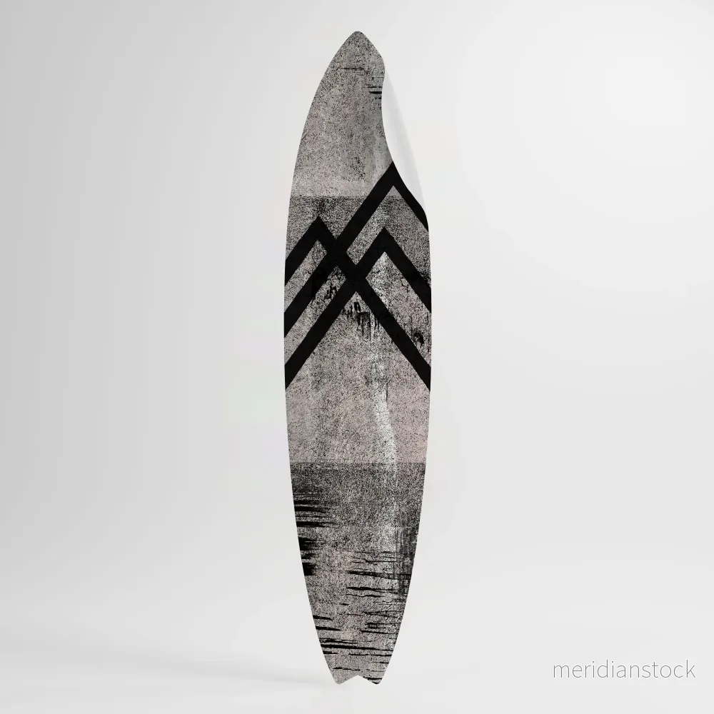 SUMMIT STRIPES Väggdekal surfbräda - Bild 2
