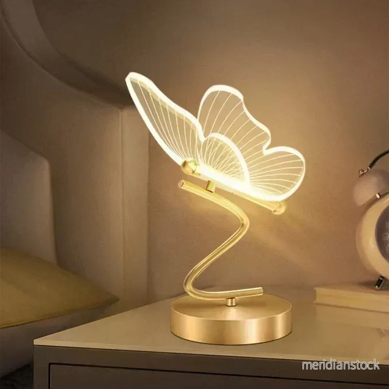 Luxe Fjäril LED-bordslampa - ButterflyLuxe