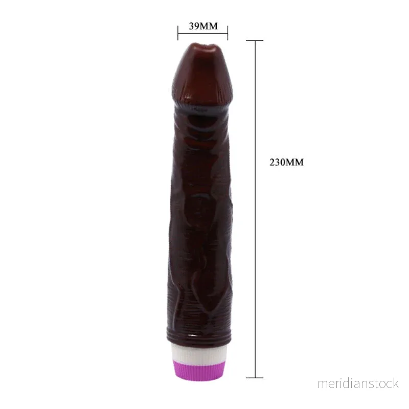 BAILE - WAVES OF PLEASURE VIBRATOR 23 CM BROWN - Bild 3