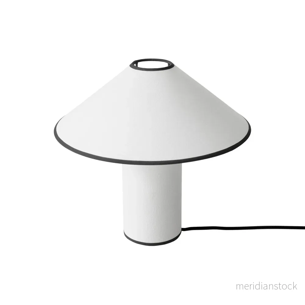 Bordslampa med tygskärm – Lunara - Bild 3