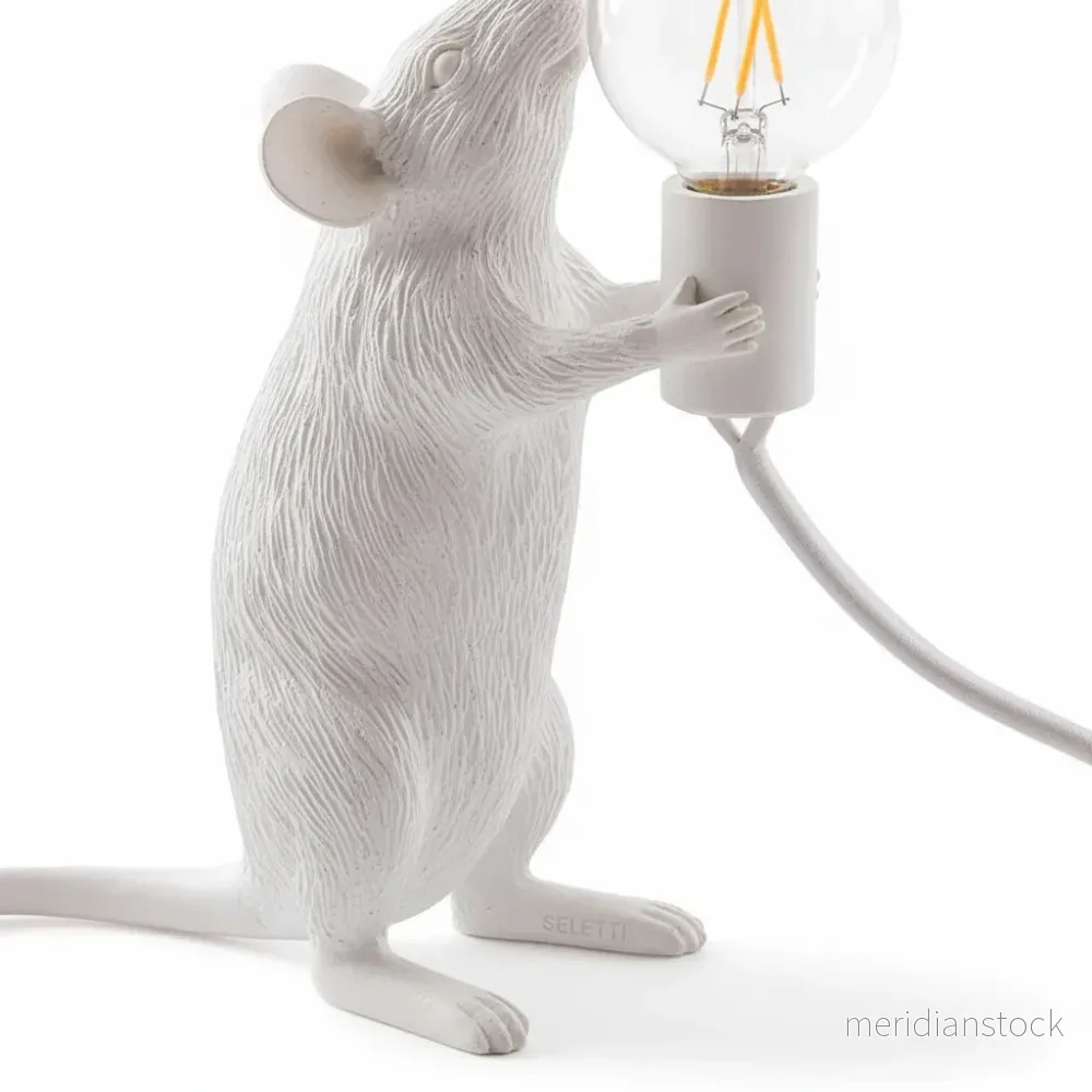 Figurlampa i plast och harts - Glowmouse - Bild 3