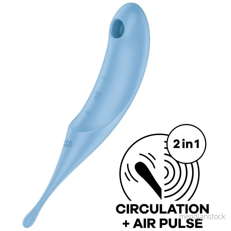 SATISFYER - TWIRLING PRO AIR PULSE STIMULATOR & VIBRATOR RED - Bild 2