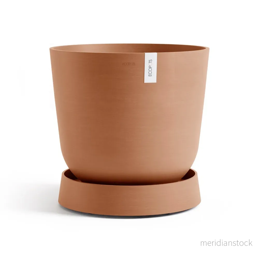 Krukfat Oslo med hjul 55cm terrakotta - Bild 3