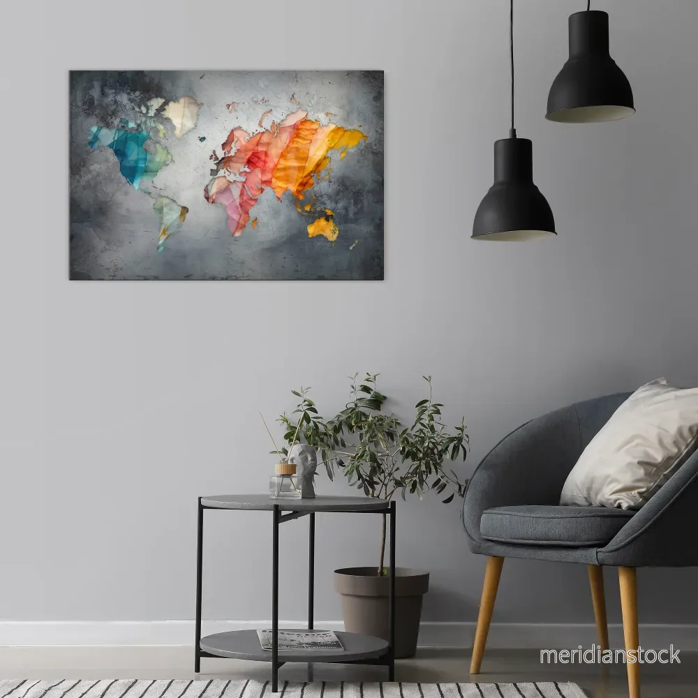 HARMONIOUS EARTH TONES Horizontal Canvas Print