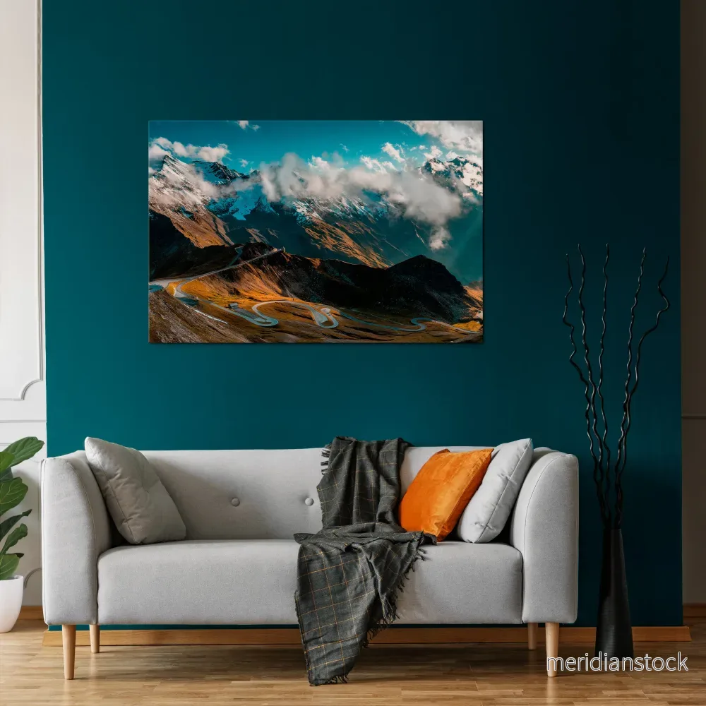 MOUNTAIN SERPENTINE Horizontal Canvas Print - Bild 2