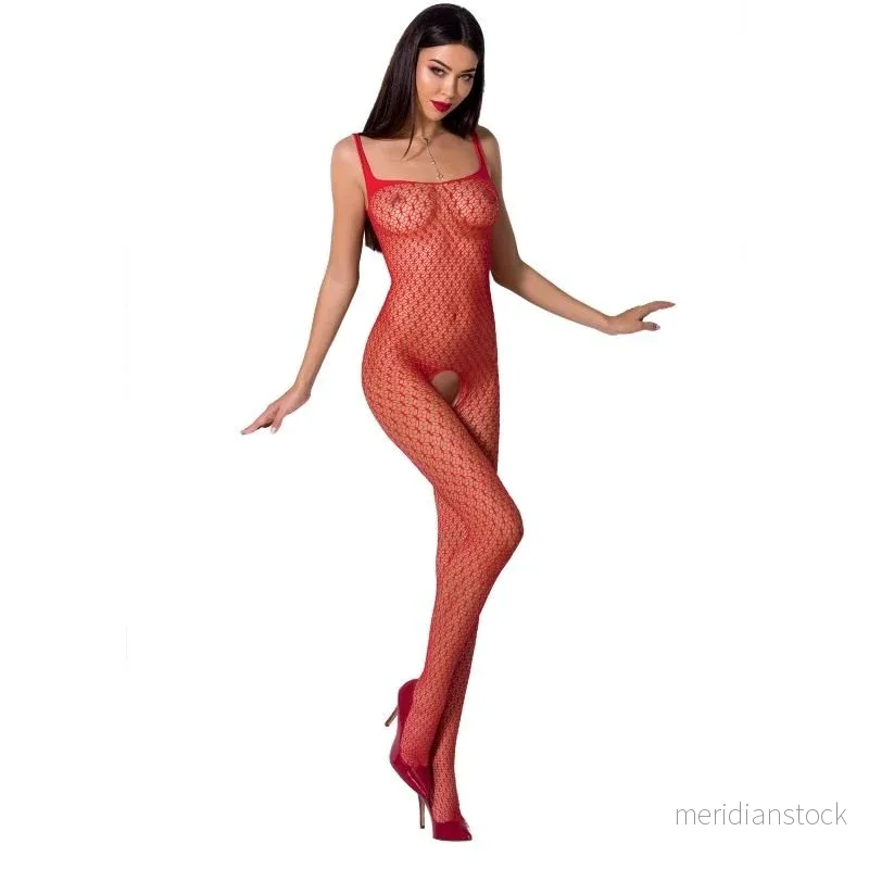 PASSION - WOMAN BS071 BLACK BODYSTOCKING ONE SIZE - Bild 2